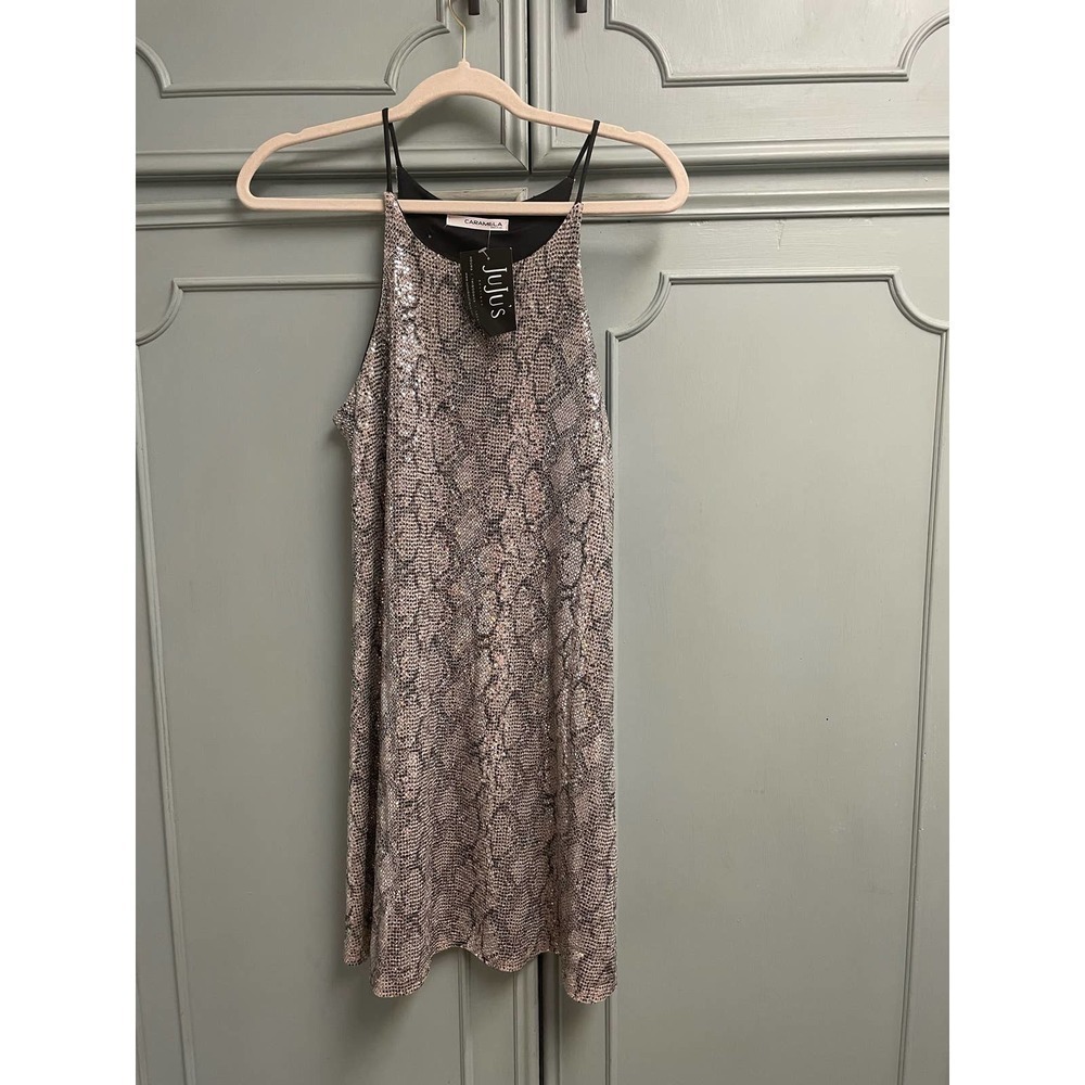 NWT boutique Caramela sequin dress Medium
